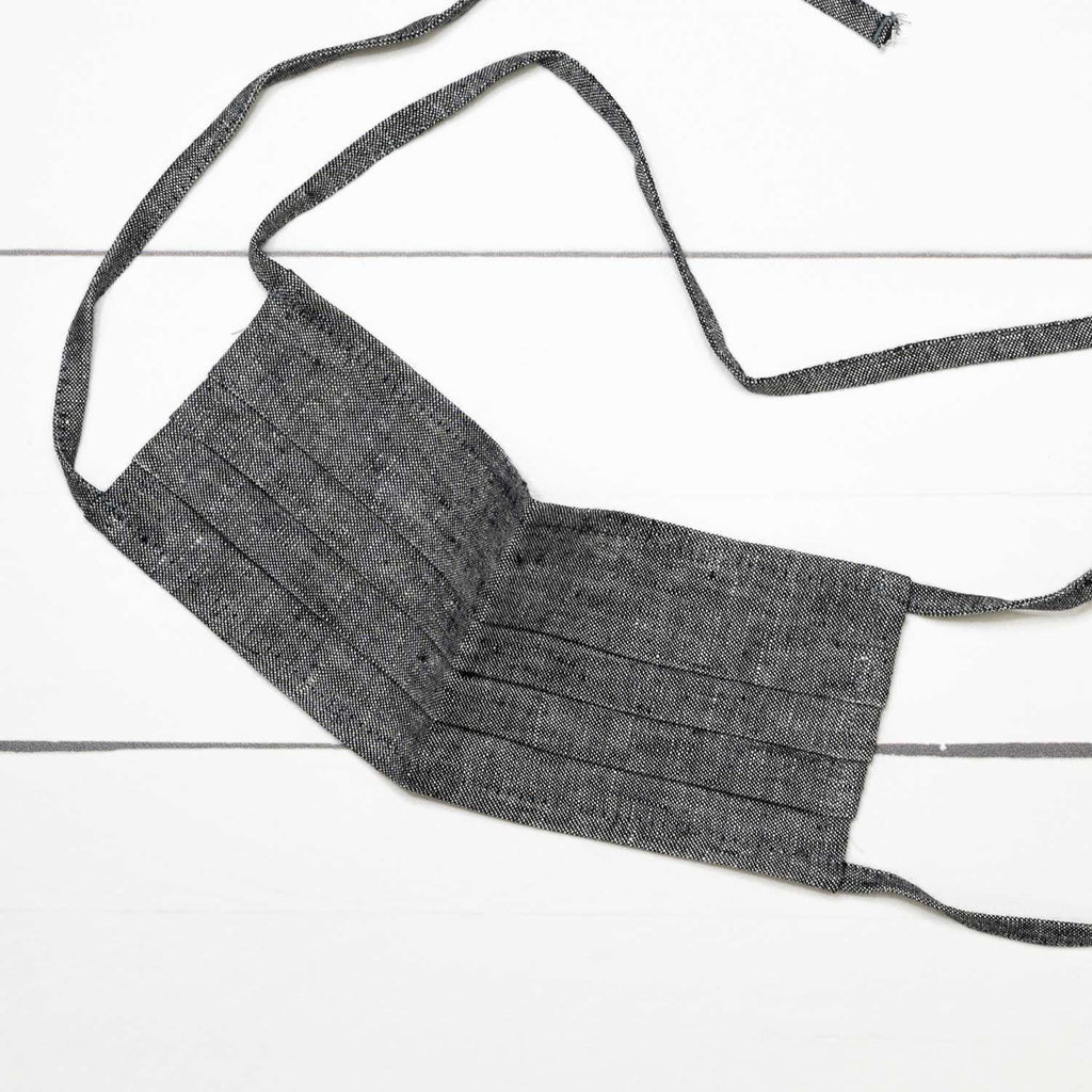 100% organic linen facemask