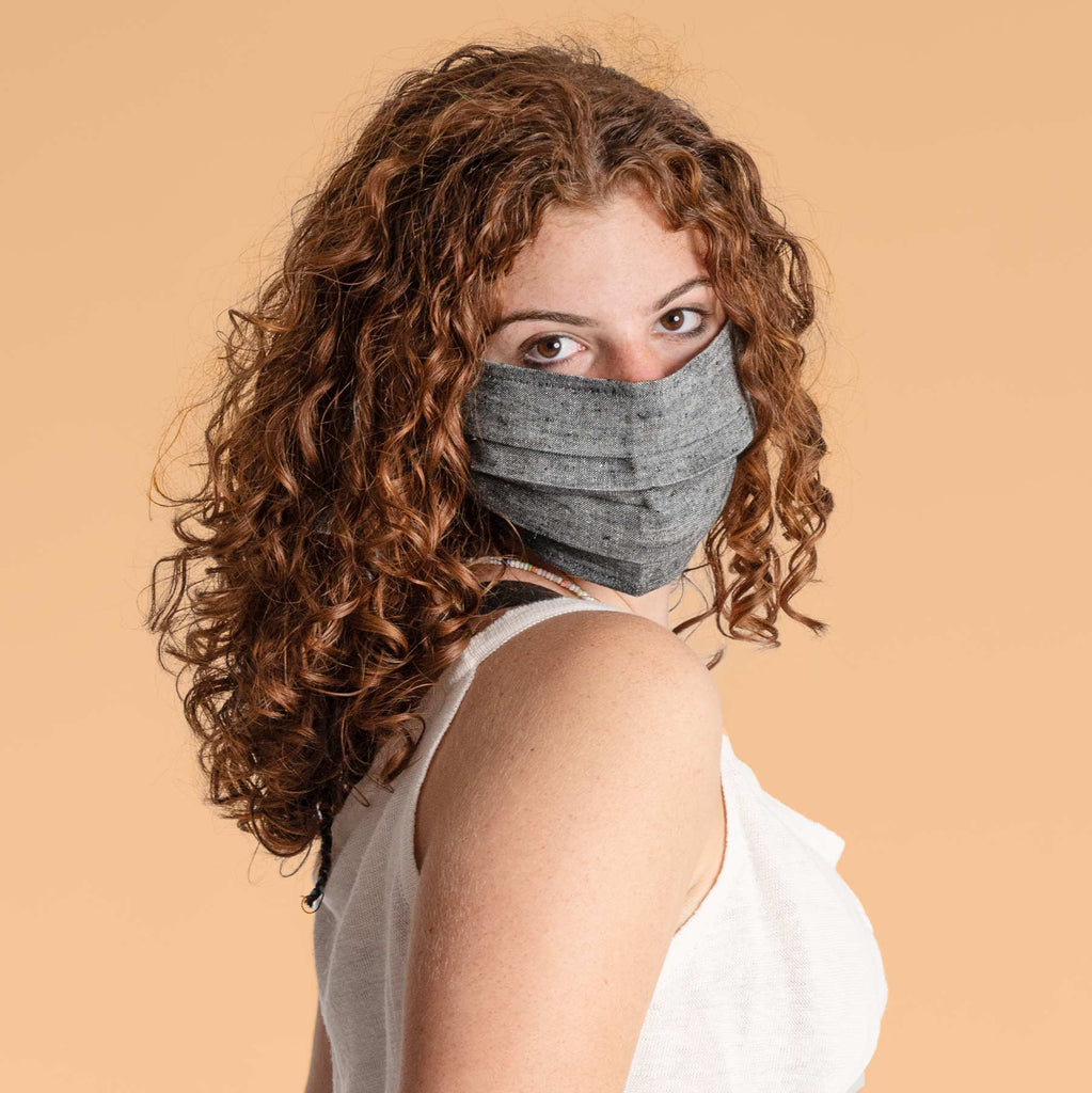 100% linen facemask