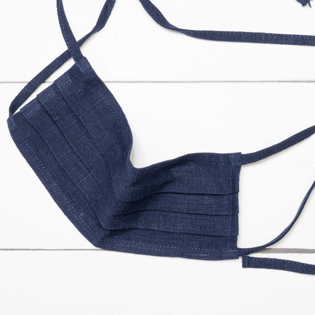100% organic linen facemask