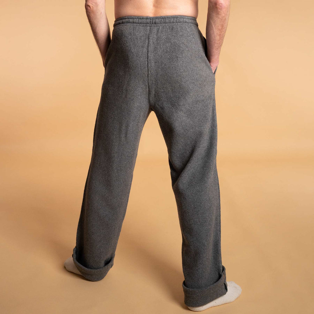 CLINT 100% Organic Cotton Fleece Sweat Pants (OC Thread & Organic Elastic Options) (99.4%-100% Biodegradable)