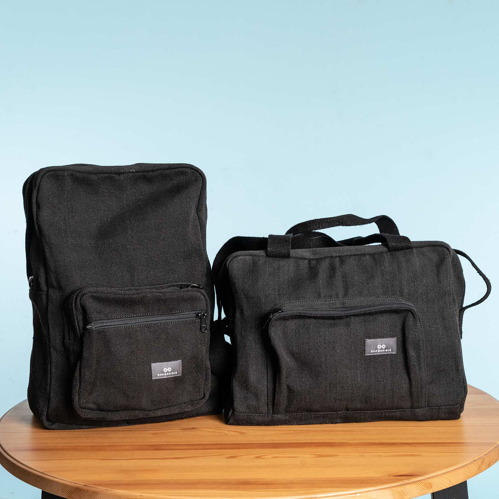 hemp duffel bag