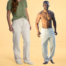Load image into Gallery viewer, elastic-free organic cotton fleece sweatpants
