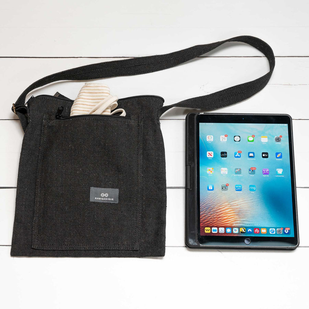 DIDGERIDOO 100% Organic Hemp Tablet Satchel (99.7% Biodegradable)
