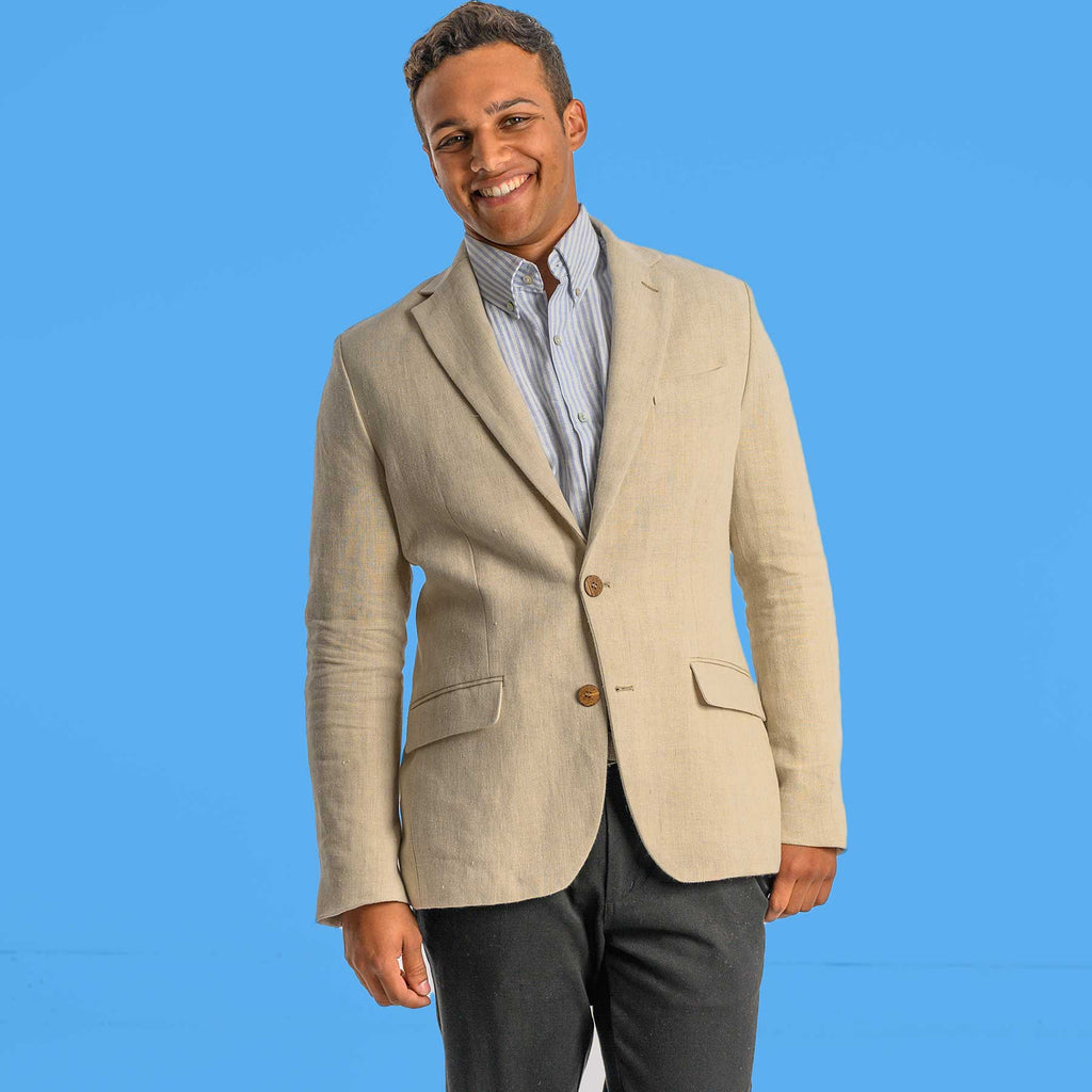 organic hemp blazer