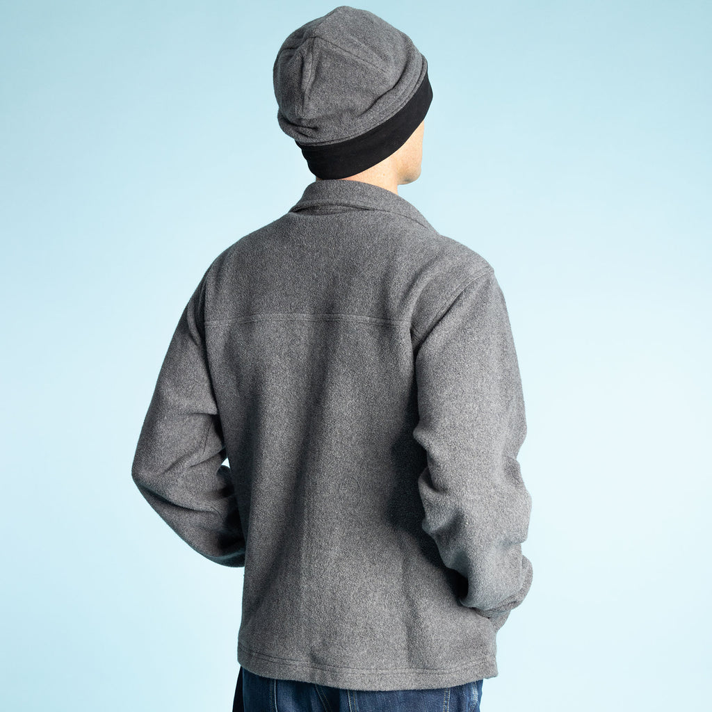 100% organic cotton fleece jacket