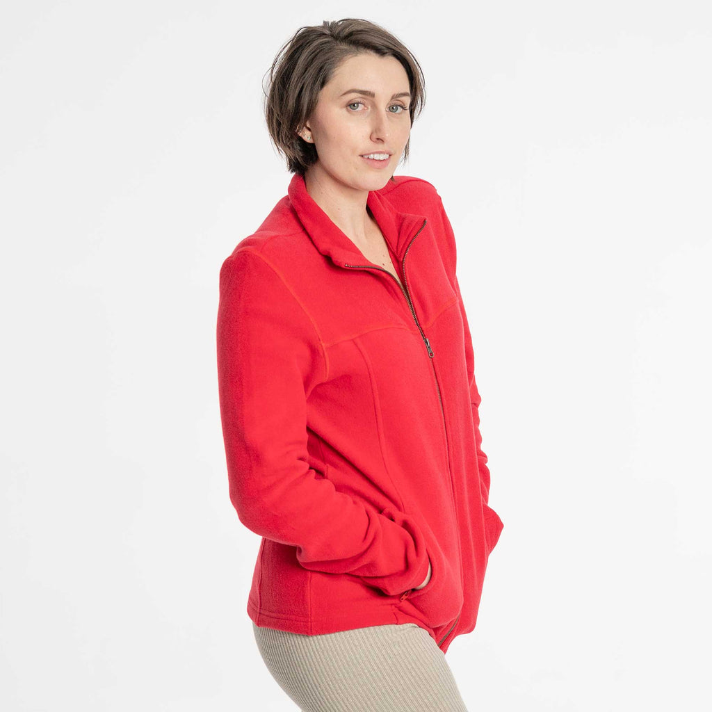 organic cotton fleece jacket