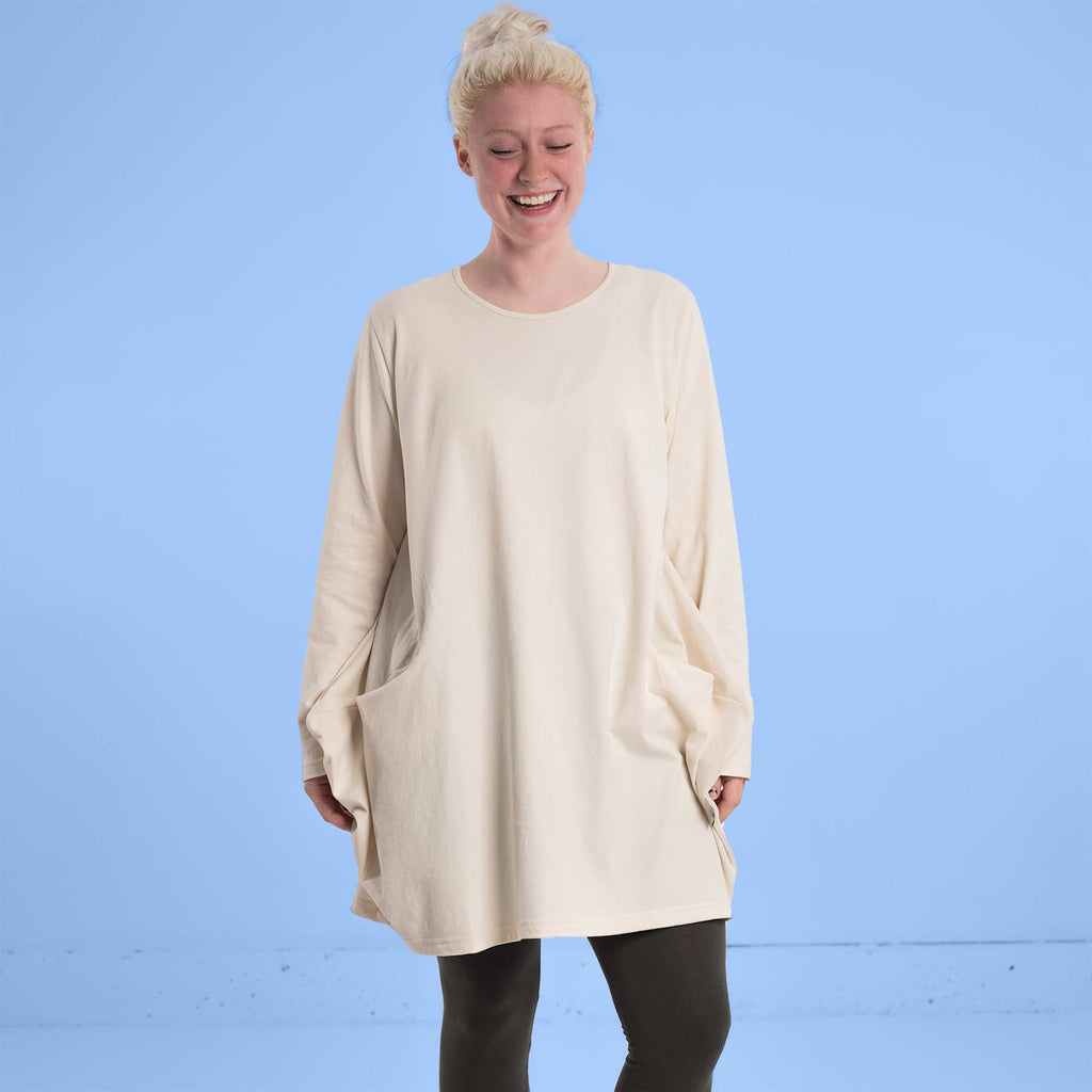 100% organic cotton maternity dress