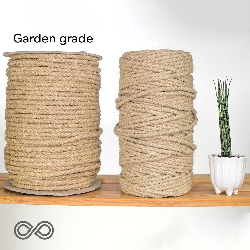 SPECIAL: BUY 2 Get 3rd Free | 6mm Organic Hemp Rope - Gardening Grade (3kg Roll) (100% Biodegradable)