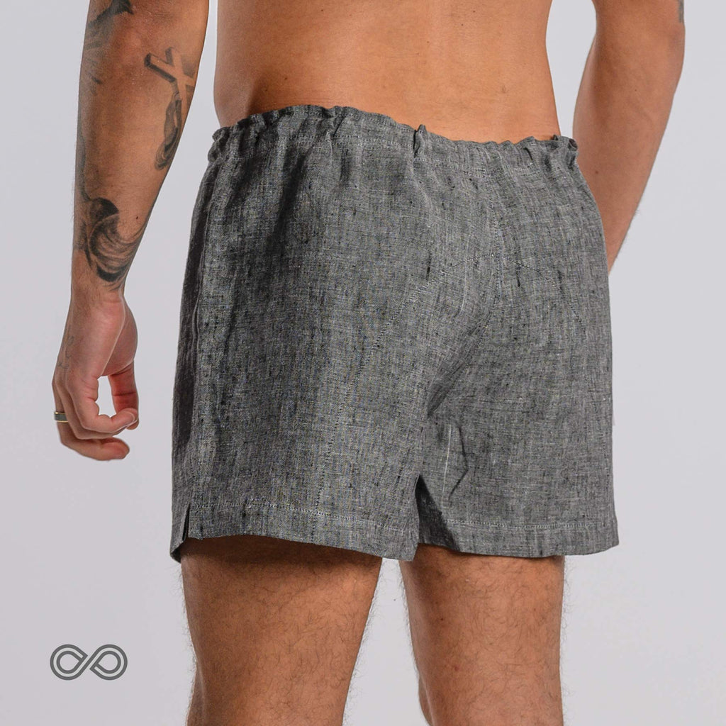 elastic-free hemp boxers
