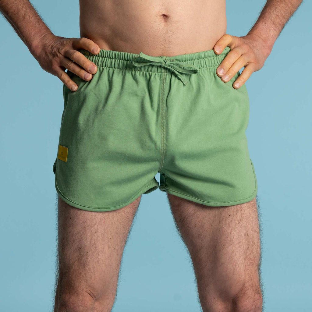 organic cotton exercise shorts
