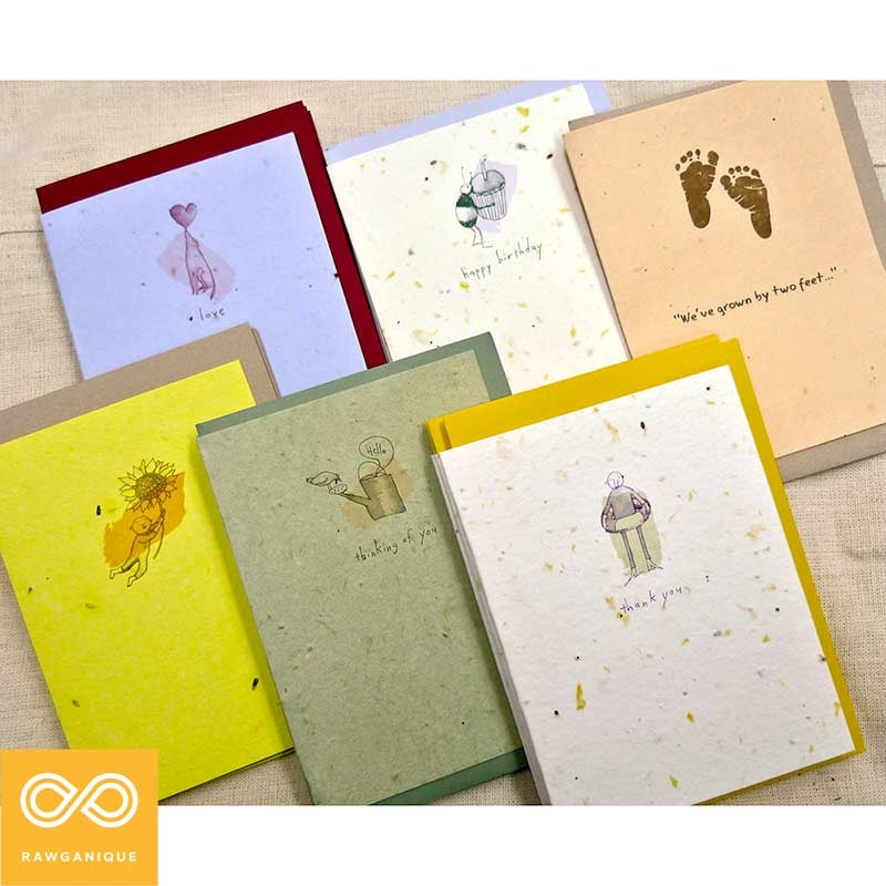 Grow-A-Note 100% Recycled Note Cards
