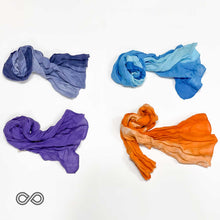 Load image into Gallery viewer, TAORMINA 100% Organic Hemp Scarf (24" x 70") (Gauzy, Lightweight)