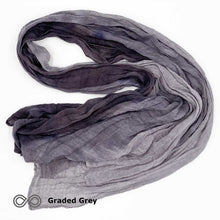 Load image into Gallery viewer, TAORMINA 100% Organic Hemp Scarf (24" x 70") (Gauzy, Lightweight)