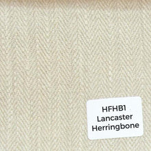 Load image into Gallery viewer, 13oz Organic Hemp Herringbone Fabric 60" Wide By The Yard (LANCASTER) (100% Biodegradable)