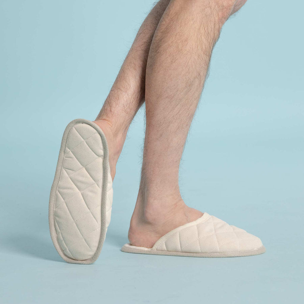 organic cotton house slippers