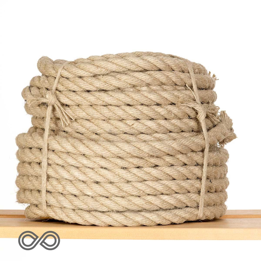 16mm Organic Hemp Rope (6kg Roll) (100% Biodegradable)
