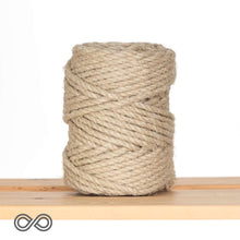 Load image into Gallery viewer, 6mm Organic Hemp Rope (1/4") (1kg Roll) (100% Biodegradable)