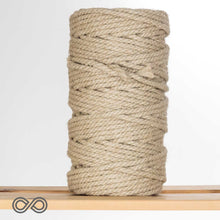 Load image into Gallery viewer, 6mm Organic Hemp Rope (3kg Roll) (100% Biodegradable)