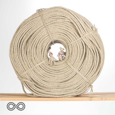 SPECIAL: Buy 2 Get 3 | 6mm Organic Hemp Rope (20kg Roll) (100% Biodegradable)