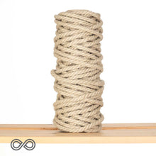 Load image into Gallery viewer, 8mm Organic Hemp Rope (1kg Roll) (100% Biodegradable)