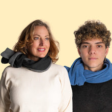 Load image into Gallery viewer, organic cotton fleece scarf