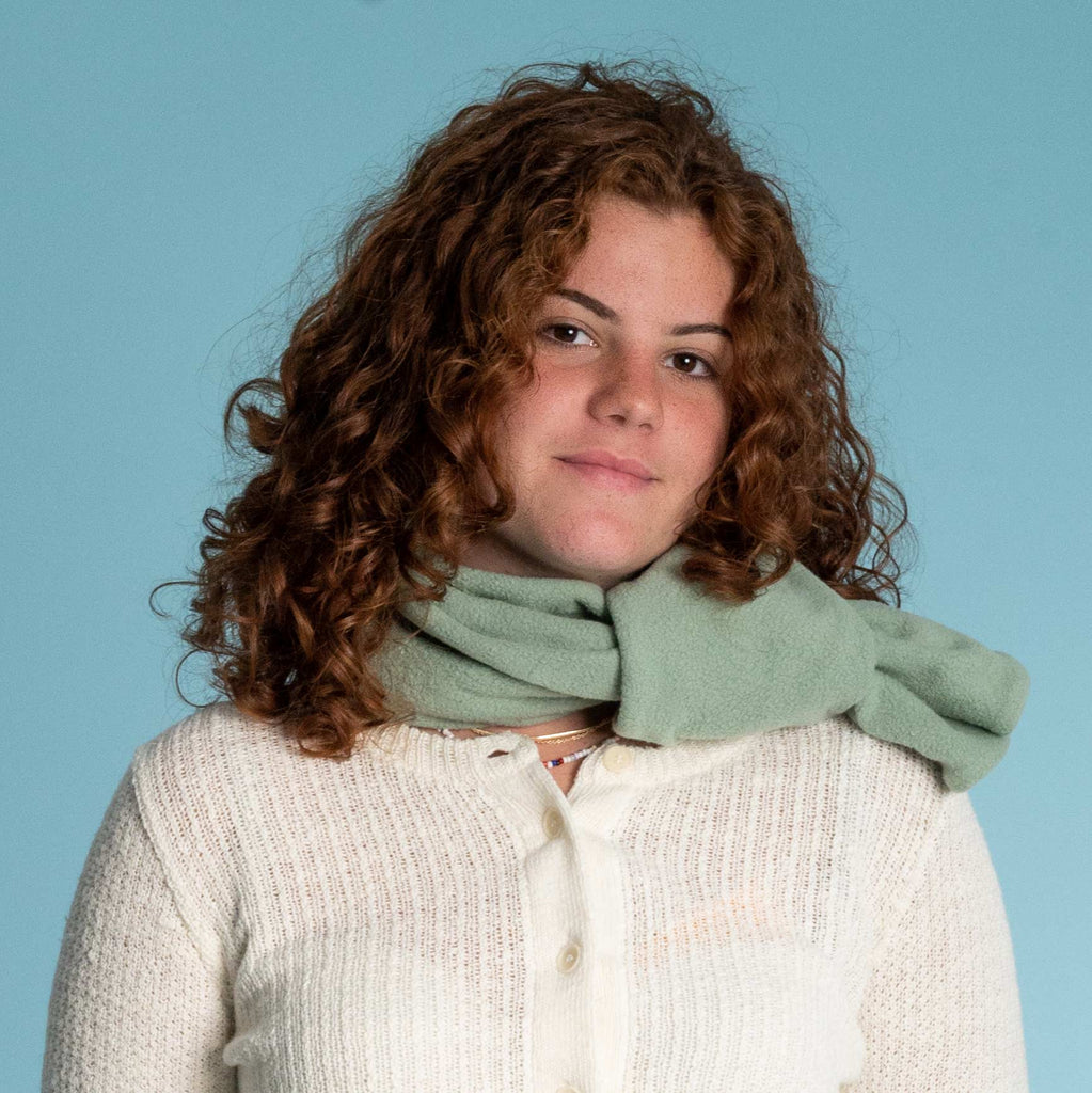 organic cotton fleece scarf