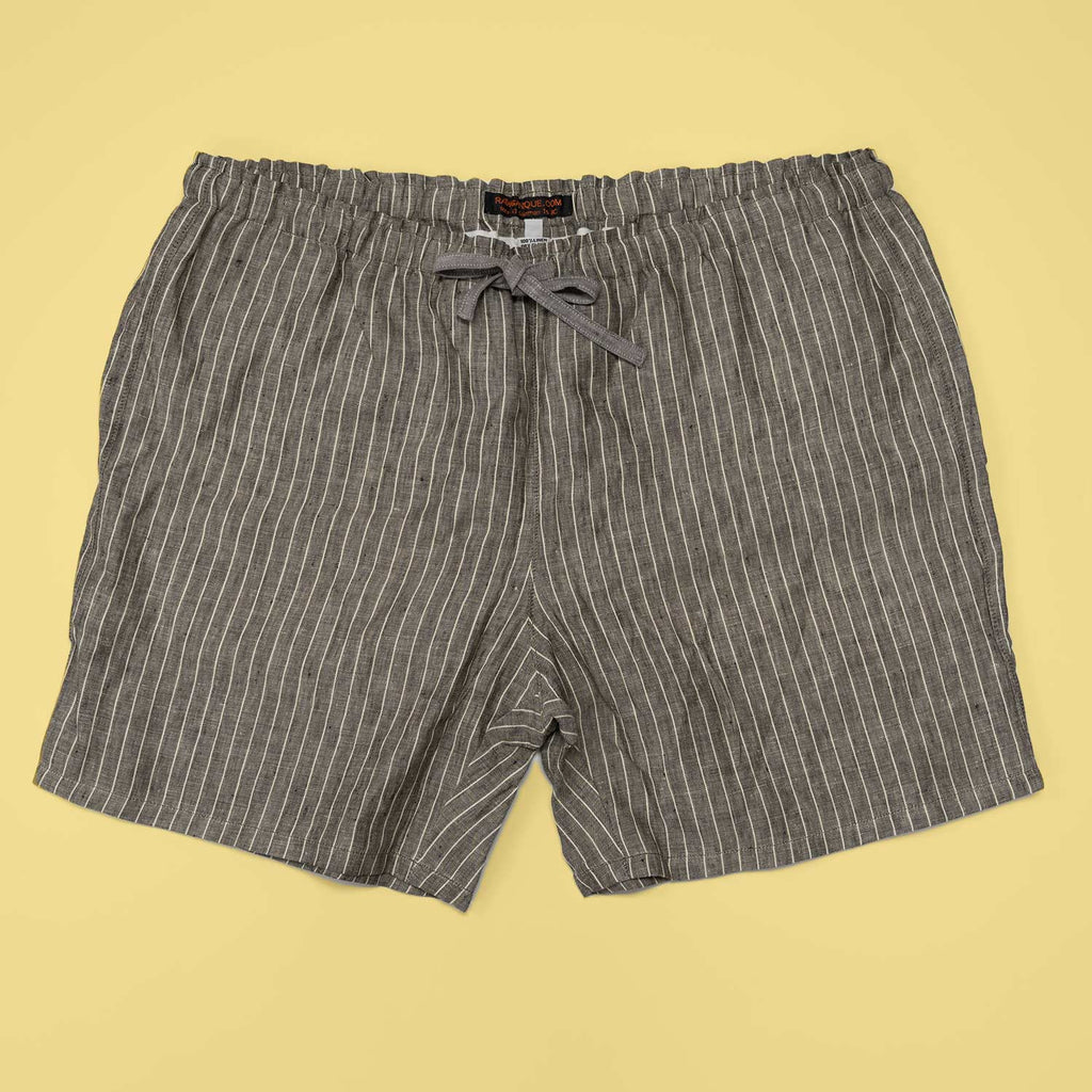 organic linen swimming trunks