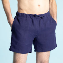 Load image into Gallery viewer, organic linen shorts