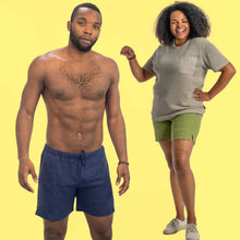 Load image into Gallery viewer, polyester-free organic linen swim shorts