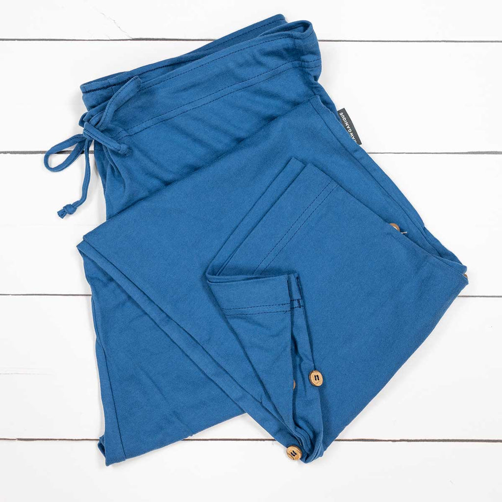 elastic-free 100% organic cotton pajama bottom