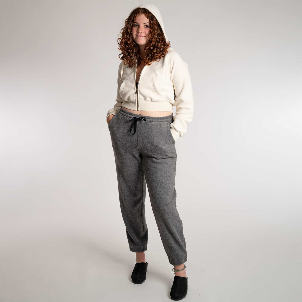 organic cotton fleece hoodie