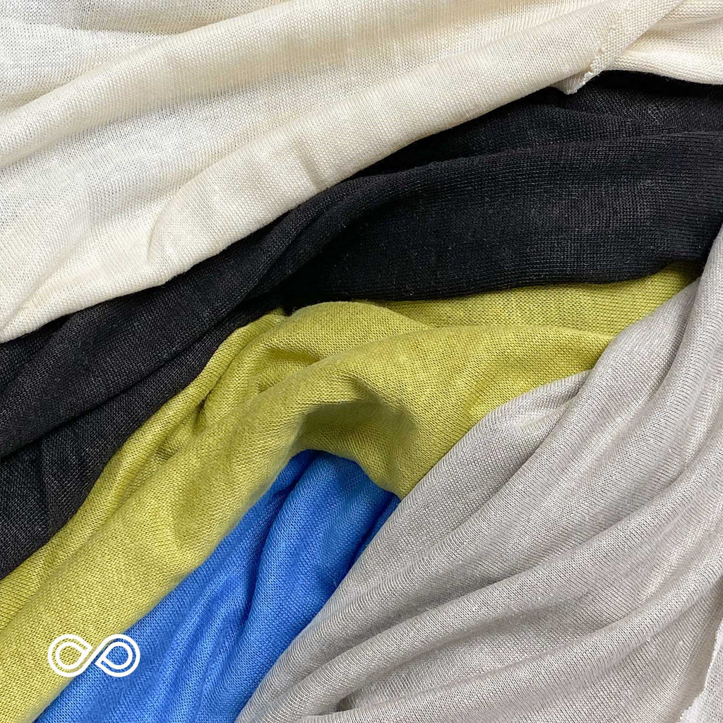 100% Organic Hemp Jersey Knit Fabric (Willow) By The Yard (Regular T-shirt Weight)