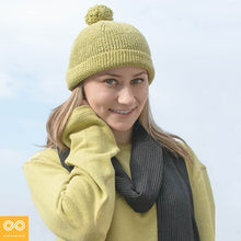 Load image into Gallery viewer, hemp beanie with pompom