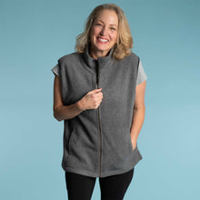 Load image into Gallery viewer, 100% organic cotton fleece vest