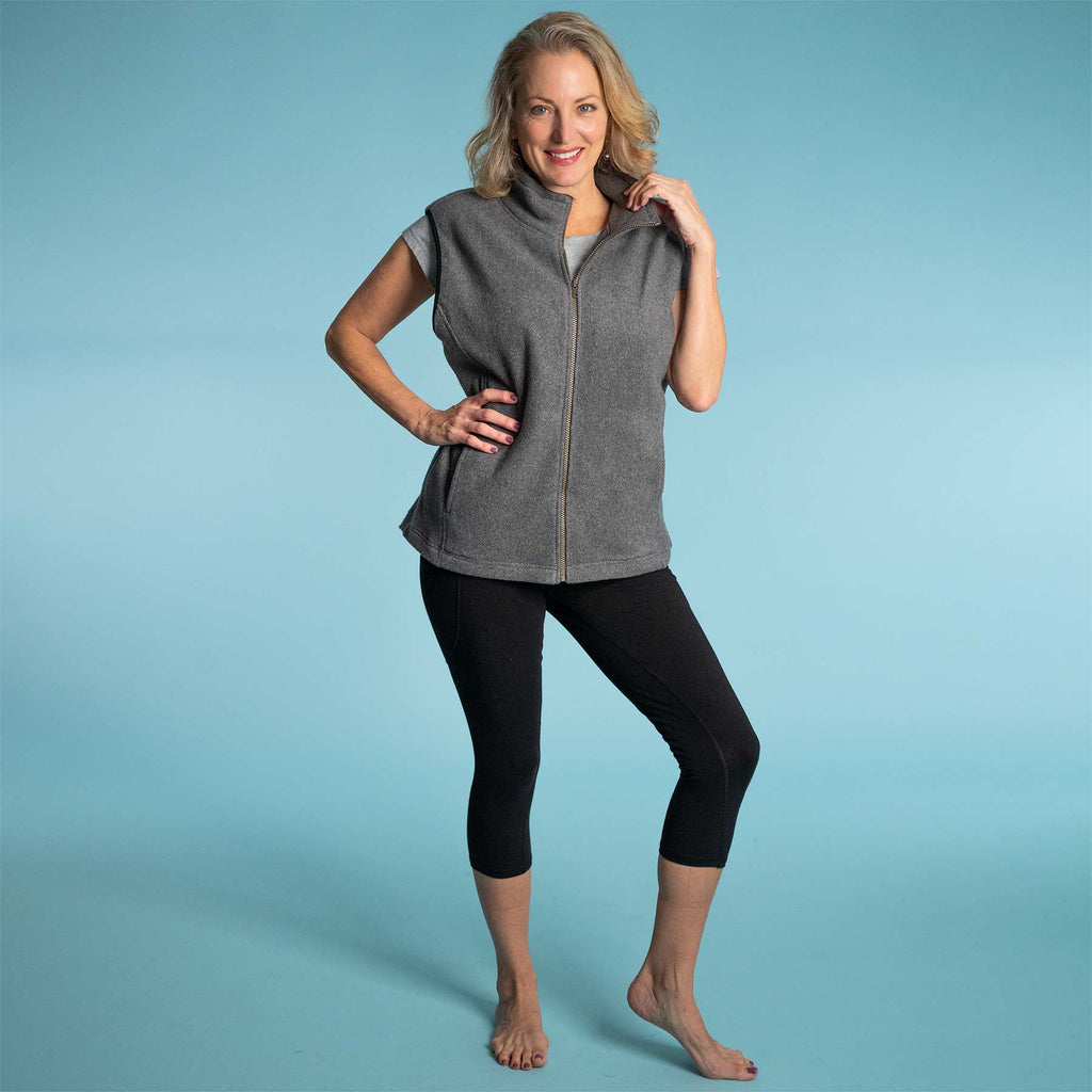 organic cotton winter vest