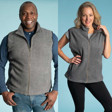 Load image into Gallery viewer, organic cotton fleece vest