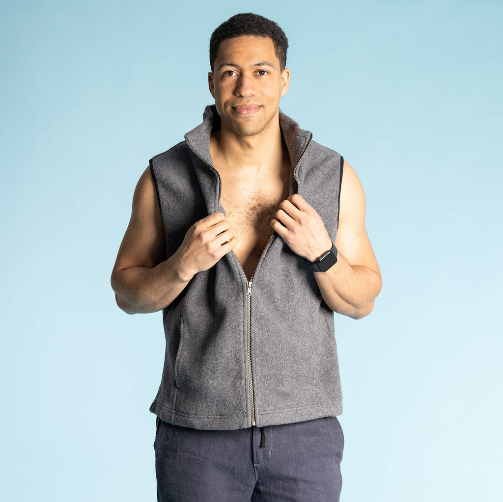 organic winter vest