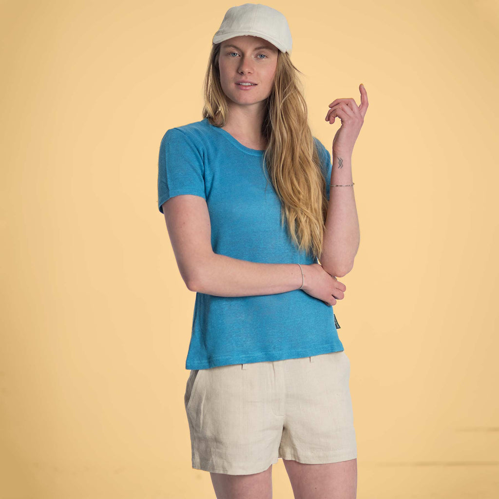 organic linen tee