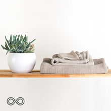 Load image into Gallery viewer, organic linen knit towel