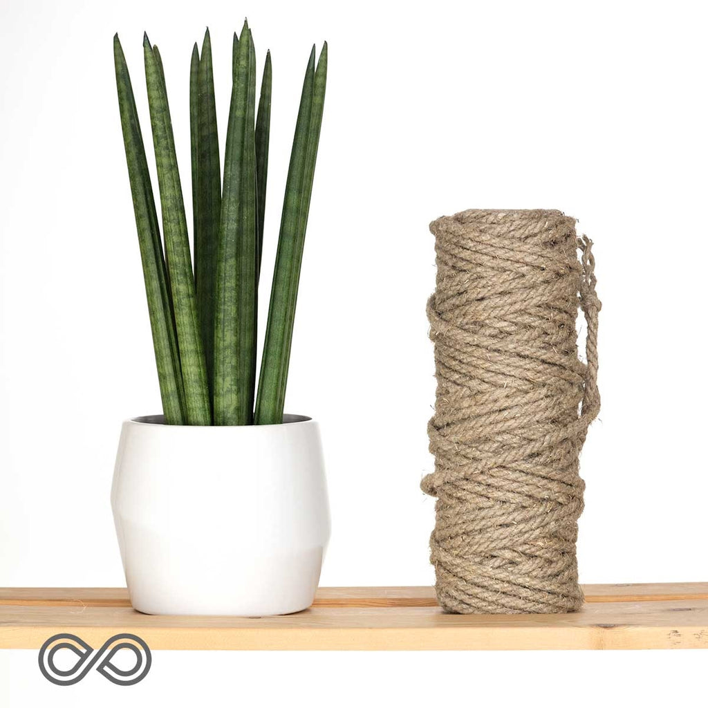 LR6A 6mm Flax Linen Rope (1kg Roll) (100% Biodegradable)