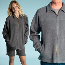Load image into Gallery viewer, 100% organic cotton fleece jacket
