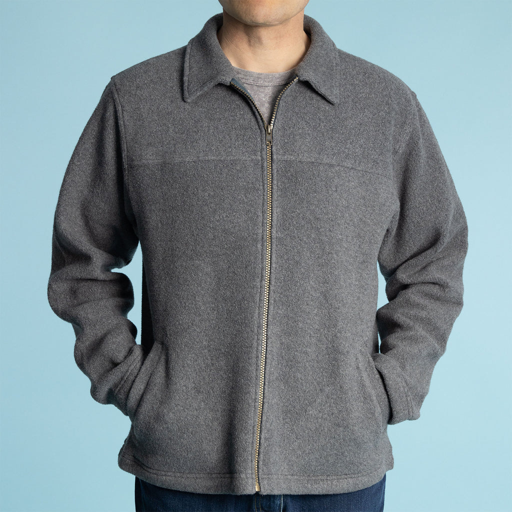 organic cotton fleece jacket