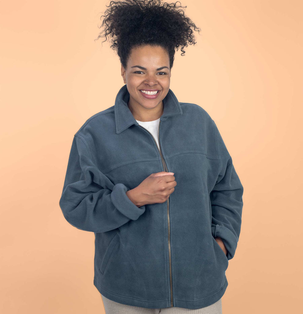 organic cotton fleece jacket