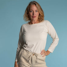 Load image into Gallery viewer, women's 100% organic cotton t-shirt long sleeve