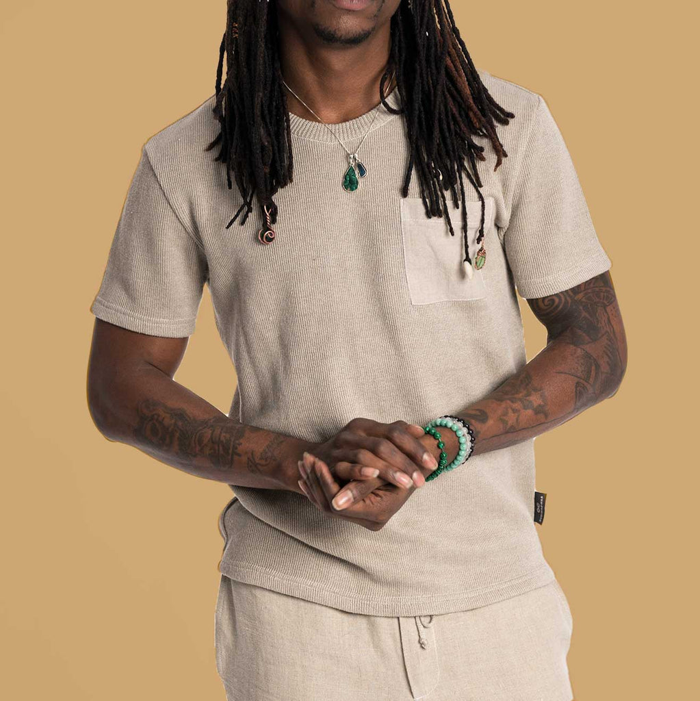 100% hemp t-shirt with pocket