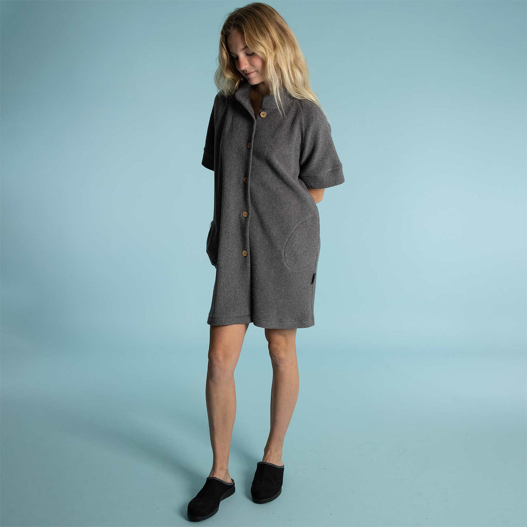 organic cotton fleece dress