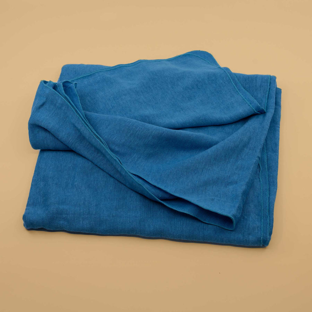 MT RAINIER 100% Organic Hemp & Linen Knit Scarf (28"x77") (Lightweight, Silky) (OC Thread) (100% Biodegradable)