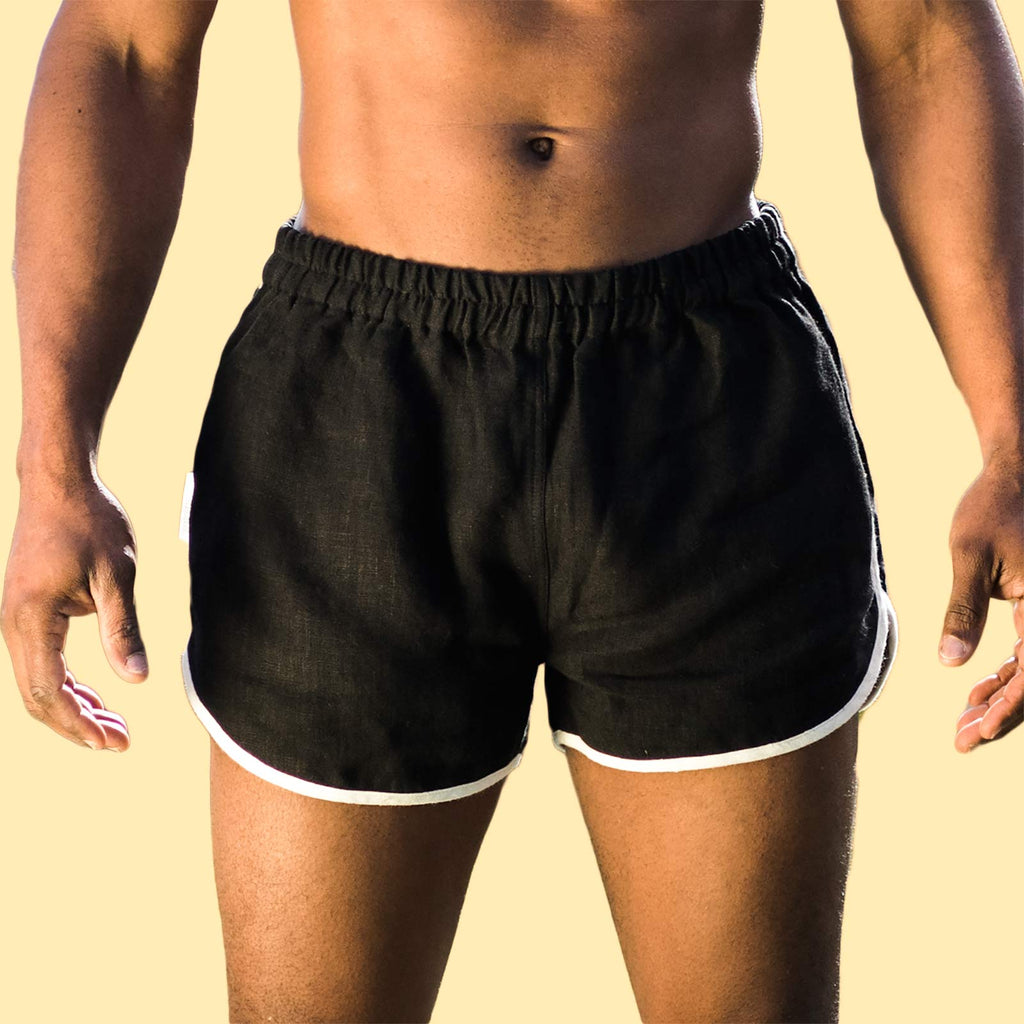 hemp jogging shorts
