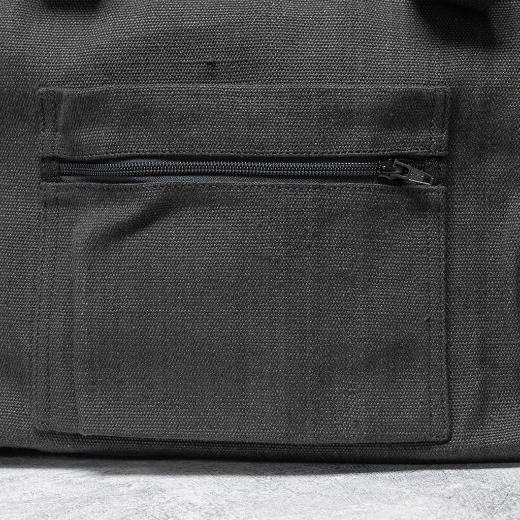 WORLD EXPLORER 100% Organic Linen Duffel Bag (20x12.5x9) (18oz Linen Canvas, YKK Zippers, No Chemical Treatment)