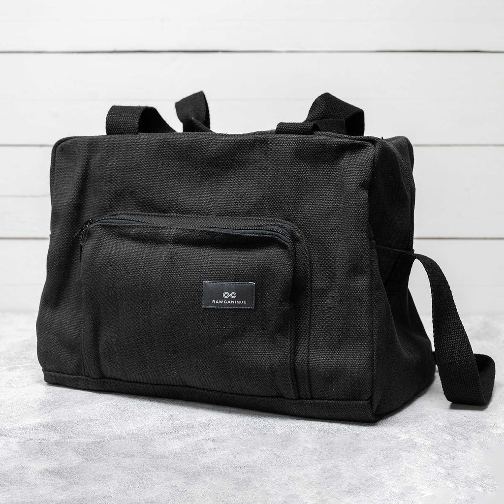 organic hemp duffel bag